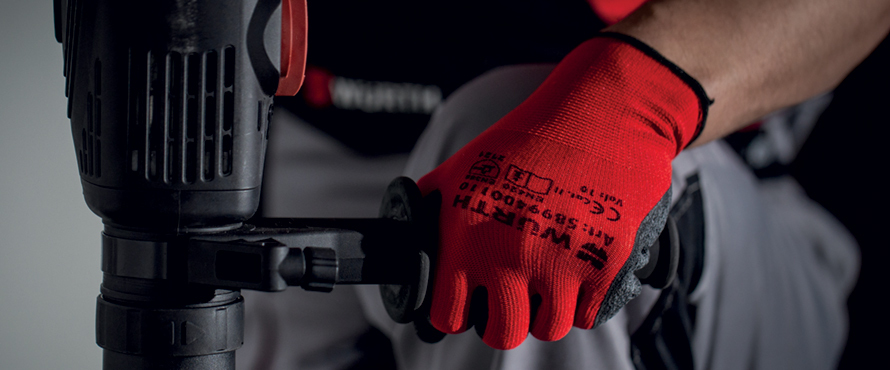 Wurth tekstilne močene rukavice