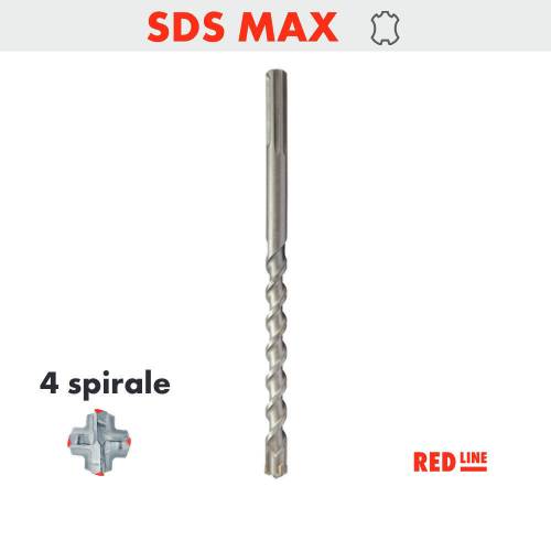 Zidarska burgija 4 spirale SDS-Max