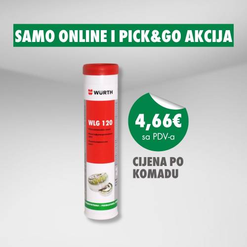 Fotografija Univerzalna litijumska mast WLG 120, 12kom