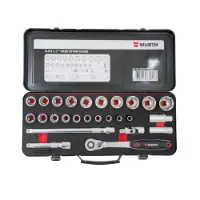 Fotografija Set 1/2'' nasadnih ključeva sa SLIM račnom, 26 kom