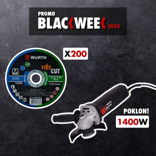 Fotografija 200 reznih ploča + POKLON El. Brusilica 125S, 1400W