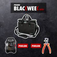 Fotografija Dvostrana torba ELECTRA + Poklon set burg. i umetaka 40kom + VDE kliješta